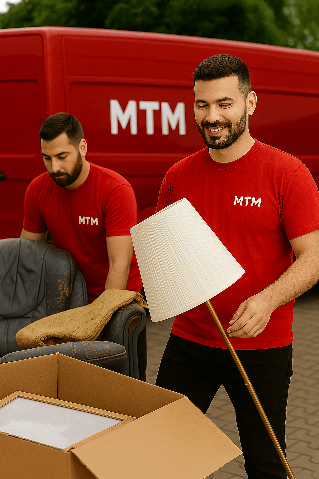 MTM Mitarbeiter bei Entrümpelung
